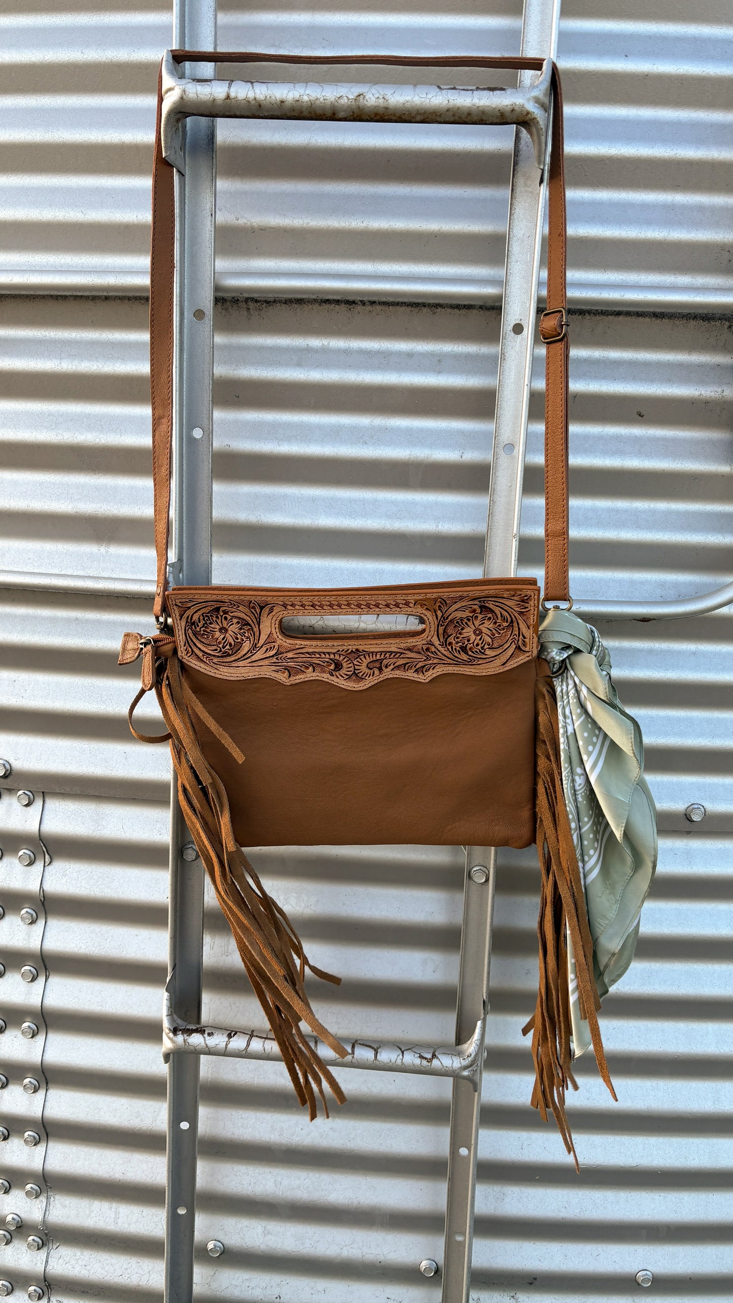 UPCYCLED LV CROSSBODY BAG - #19