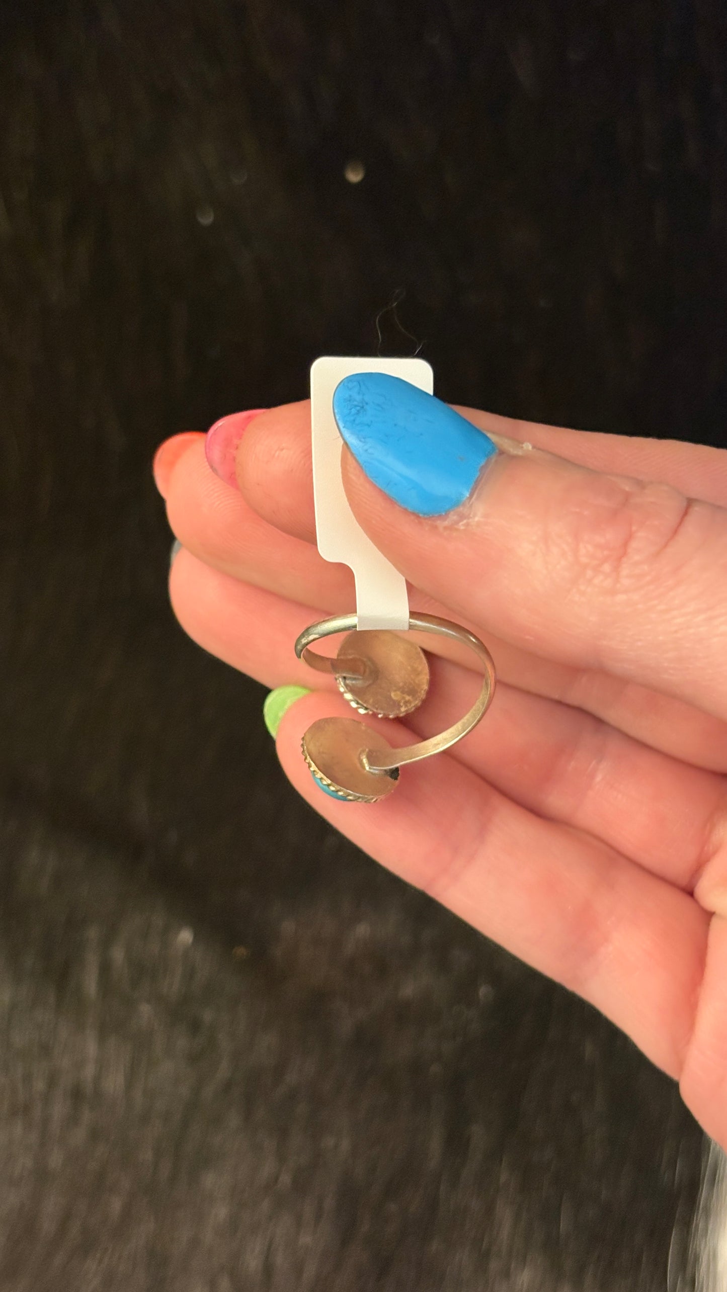 KINGMAN TURQUOISE ADJUSTABLE RING