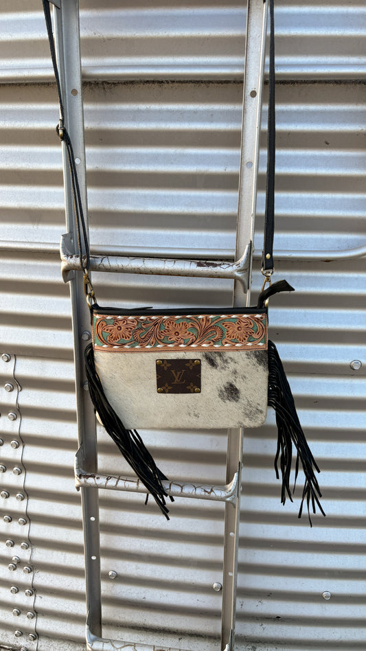 UPCYCLED LV CROSSBODY BAG - #11 (DEFECT)