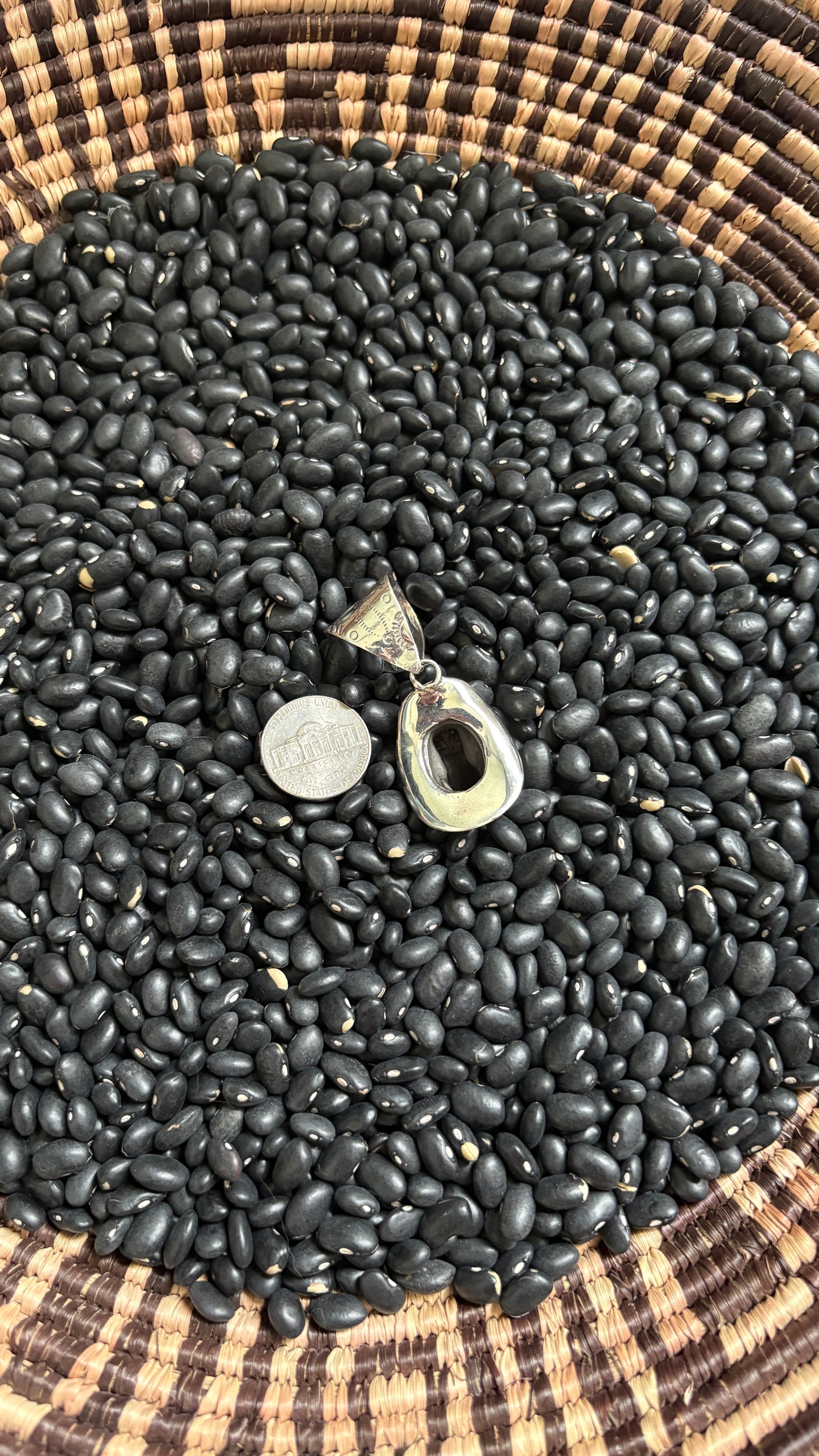 PLAIN SILVER COWBOY HAT PENDANT