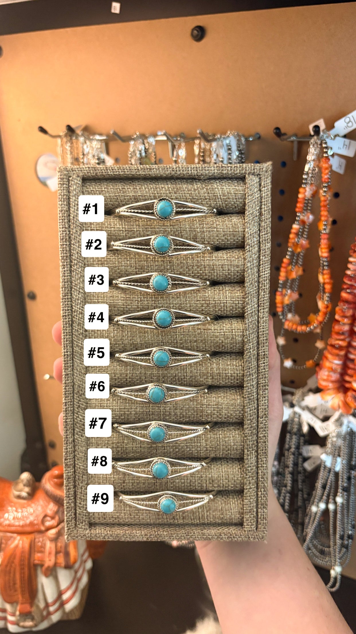 SINGLE STONE KINGMAN TURQUOISE CUFF BY ESTHER WHITE