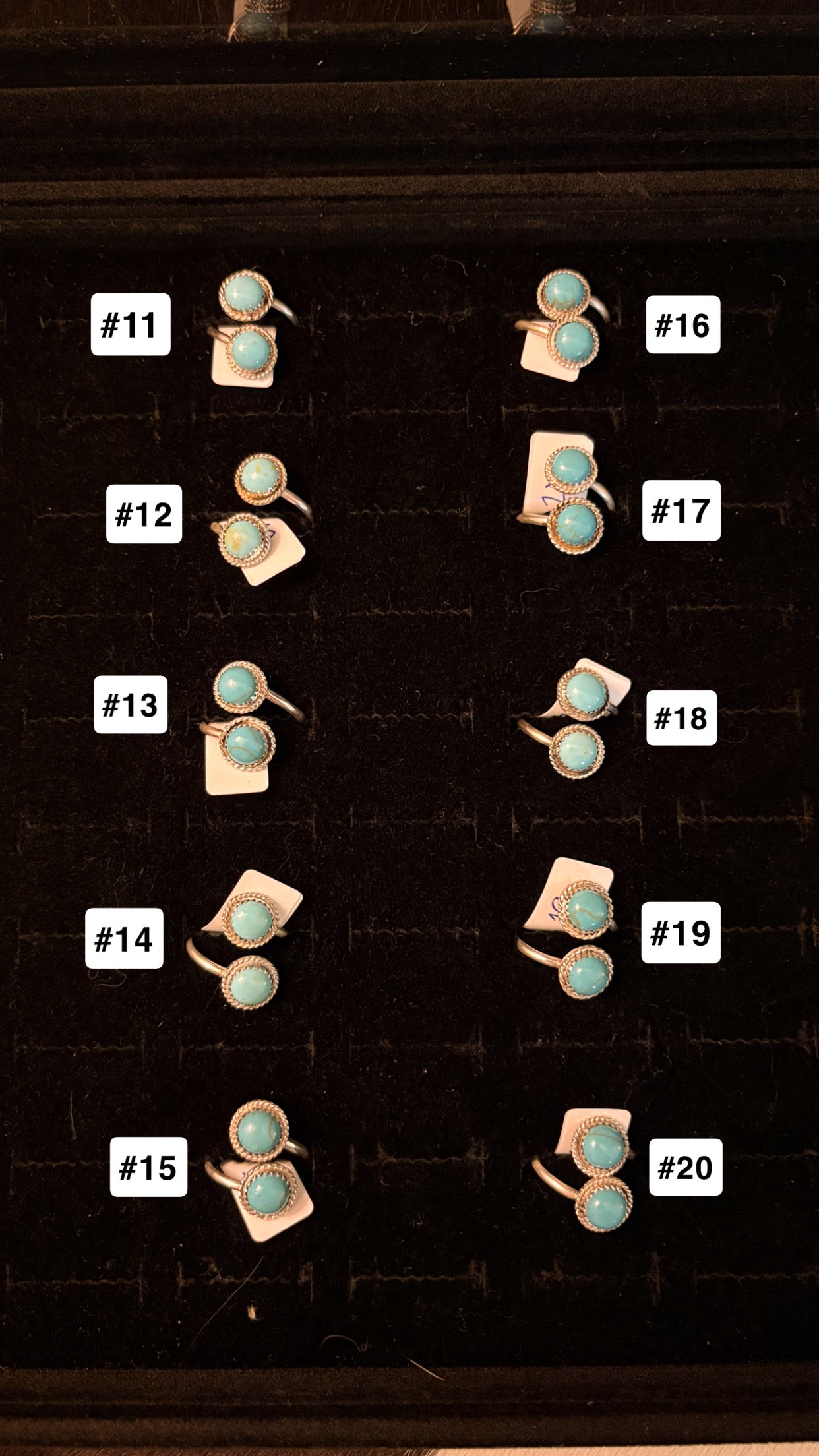 KINGMAN TURQUOISE ADJUSTABLE RING