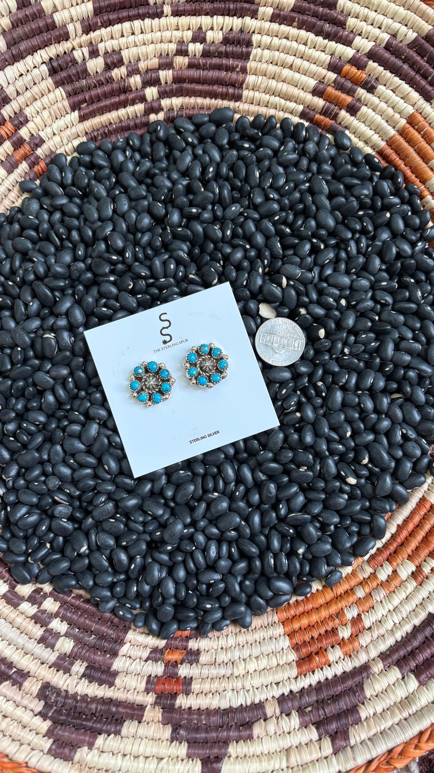 CLUSTER EARRINGS W STARSHOT DETAIL BY TOMIANDRA CURLEY