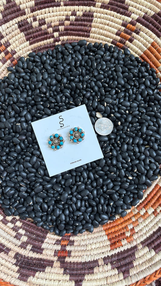 CLUSTER EARRINGS W STARSHOT DETAIL BY TOMIANDRA CURLEY