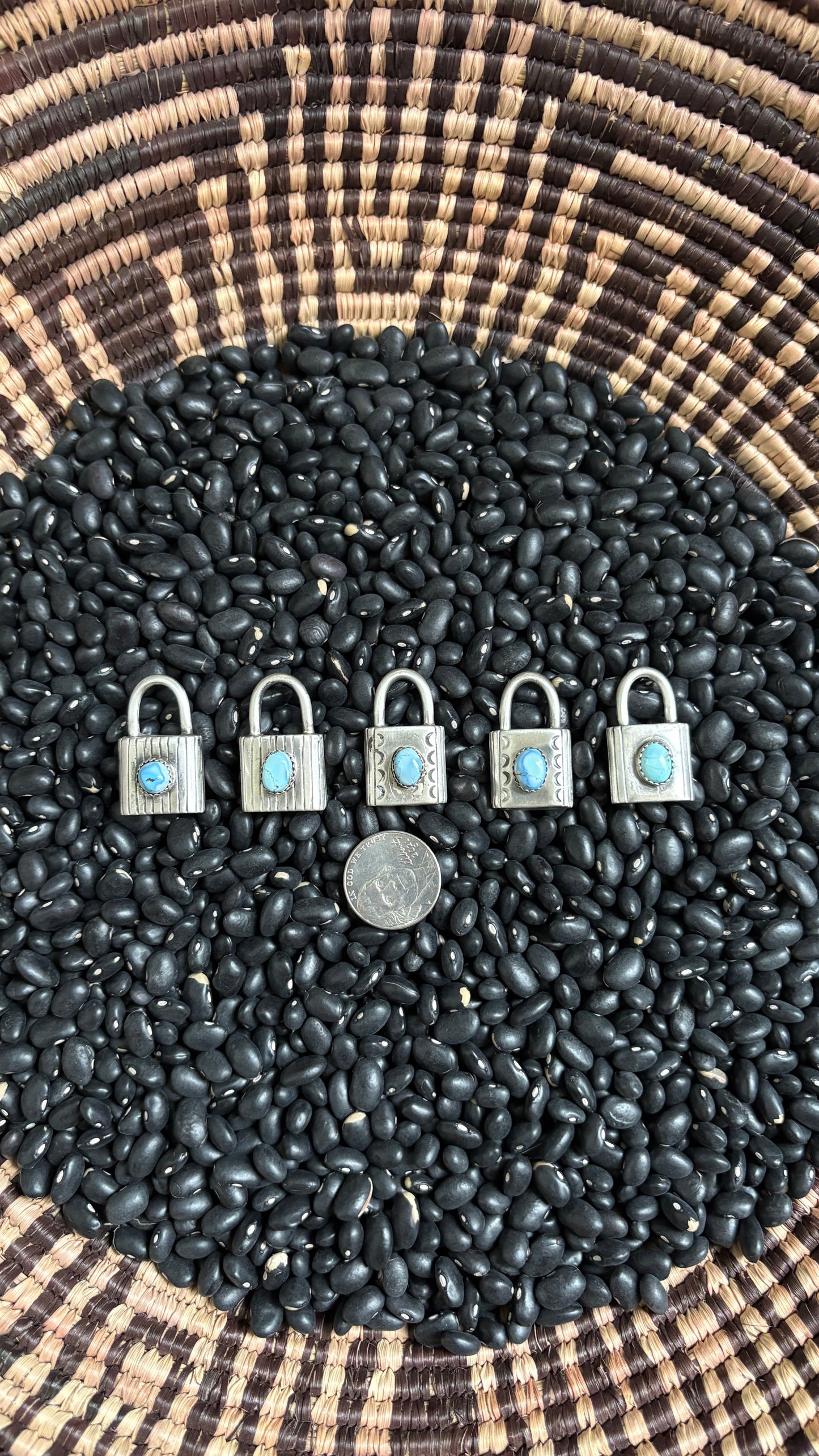 GOLDEN HILLS TURQUOISE LOCKET PENDANT