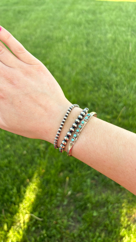 7 STONE TURQUOISE CUFF