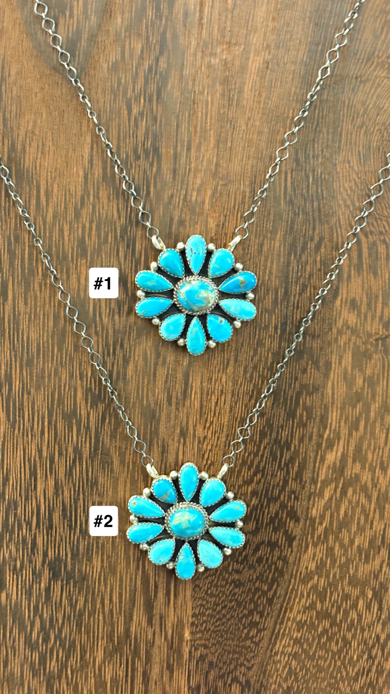 TURQUOISE CLUSTER NECKLACE BY DEBRA SMITH