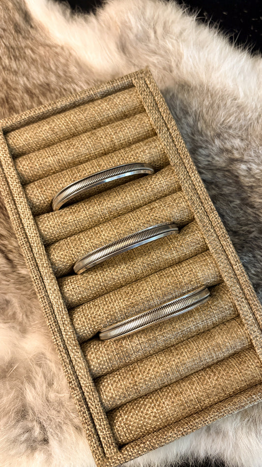 PLAIN STERLING SILVER CUFF BY ALINE TAHE