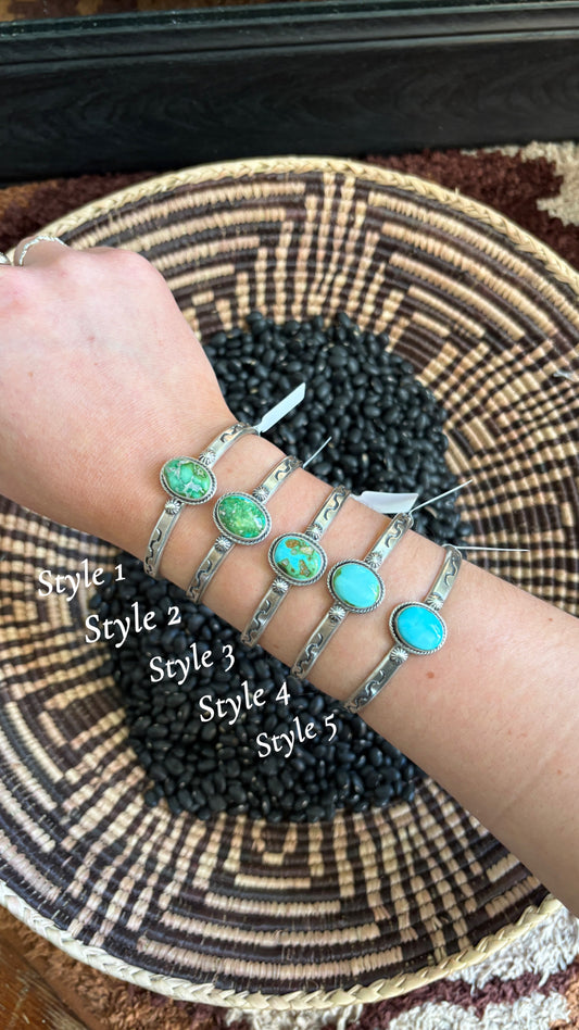 SONORAN GOLD TURQUOISE CUFF BY SAMUEL YELLOWHAIR