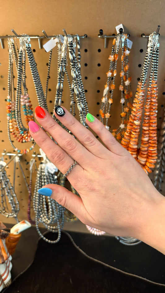 BRAIDED ROPE TWIST STACKER RING