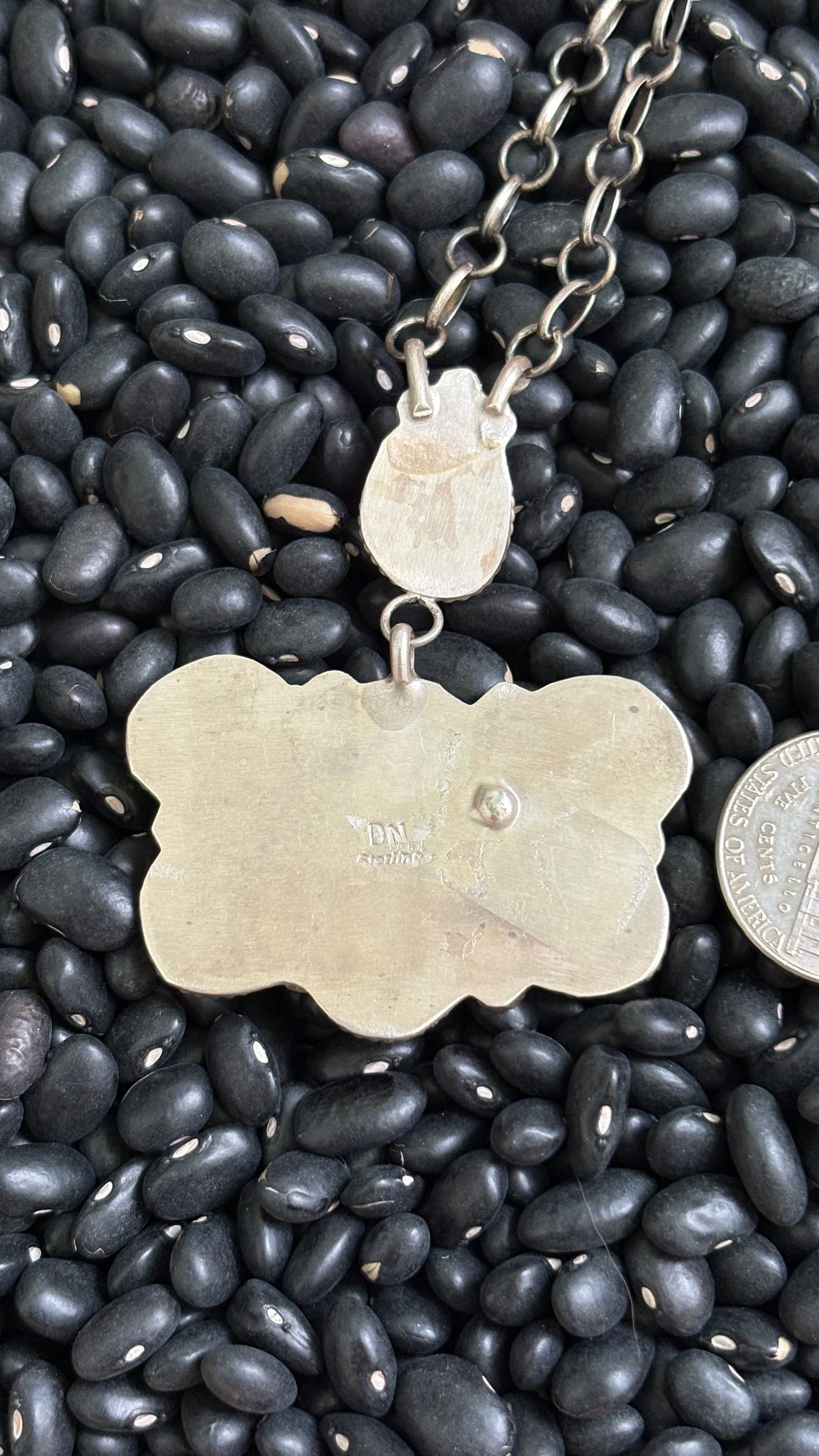 ROUGH TURQUOISE NECKLACE BY DONOVAN NEZ