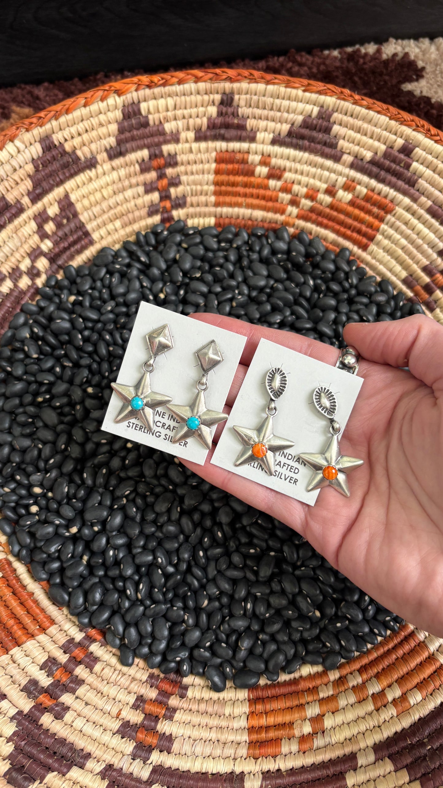 STAR DANGLE EARRINGS