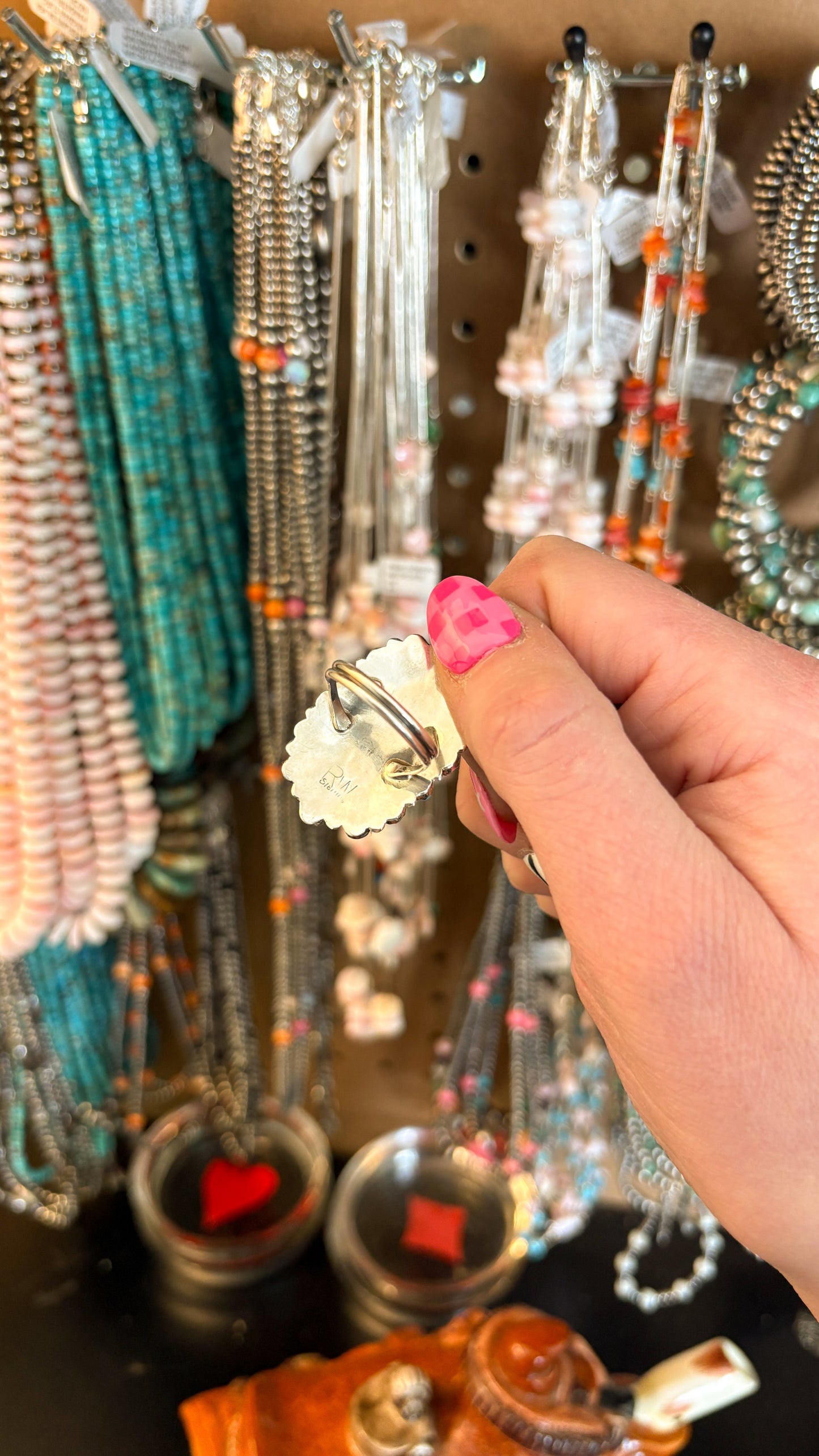 KINGMAN TURQUOISE CLUSTER RING BY ROSANA WILLIAM