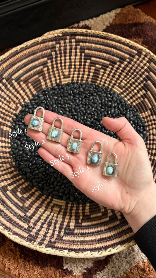 GOLDEN HILLS TURQUOISE LOCKET PENDANT