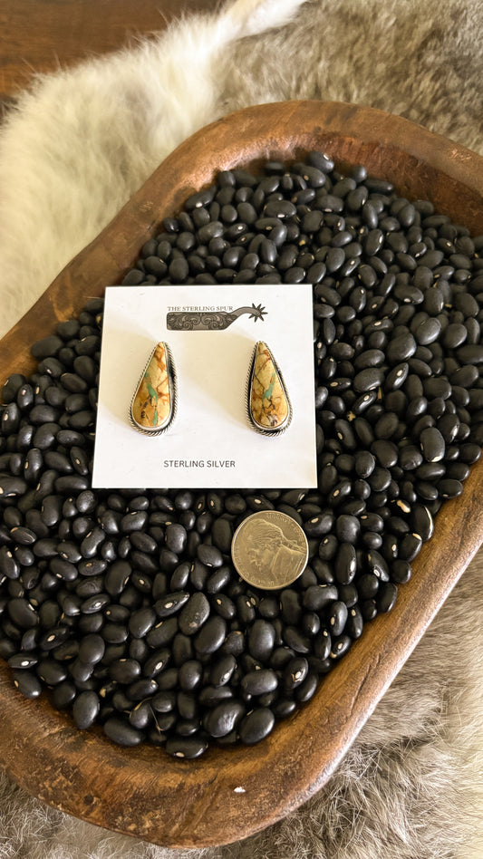 TEARDROP ROYSTON RIBBON EARRINGS
