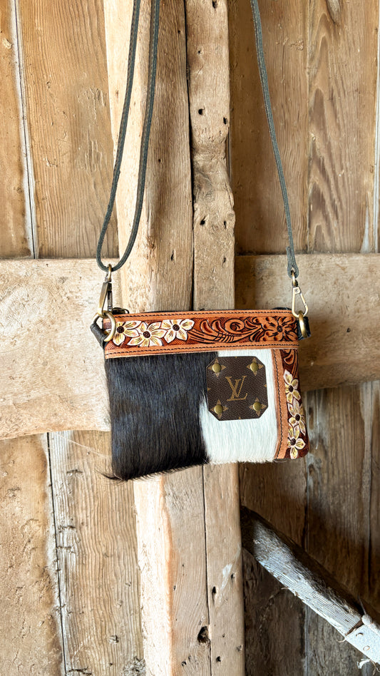 UPCYCLED LV CROSSBODY BAG - STYLE 25