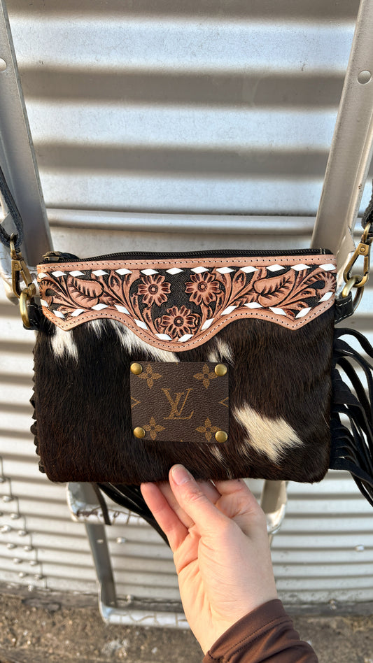 UPCYCLED LV CROSSBODY BAG - #13