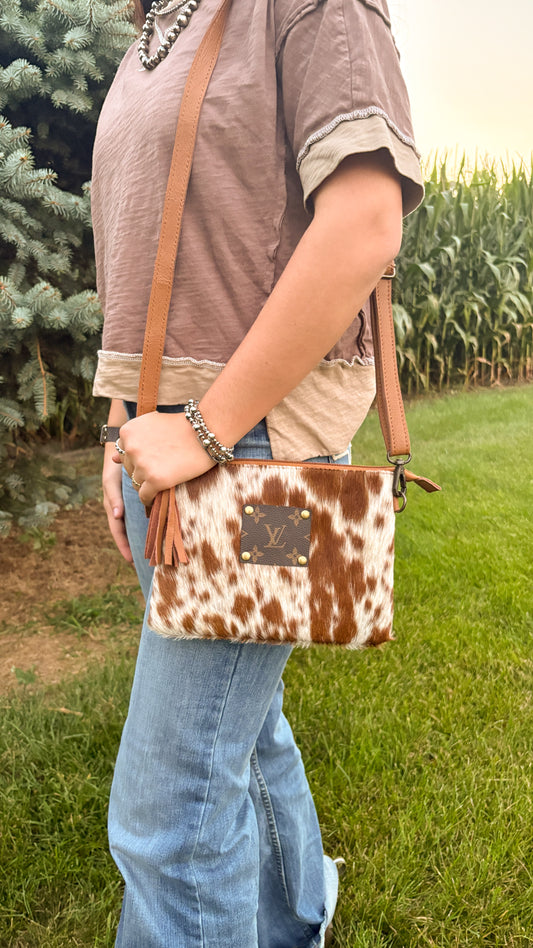 UPCYCLED LV CROSSBODY BAG - STYLE 24