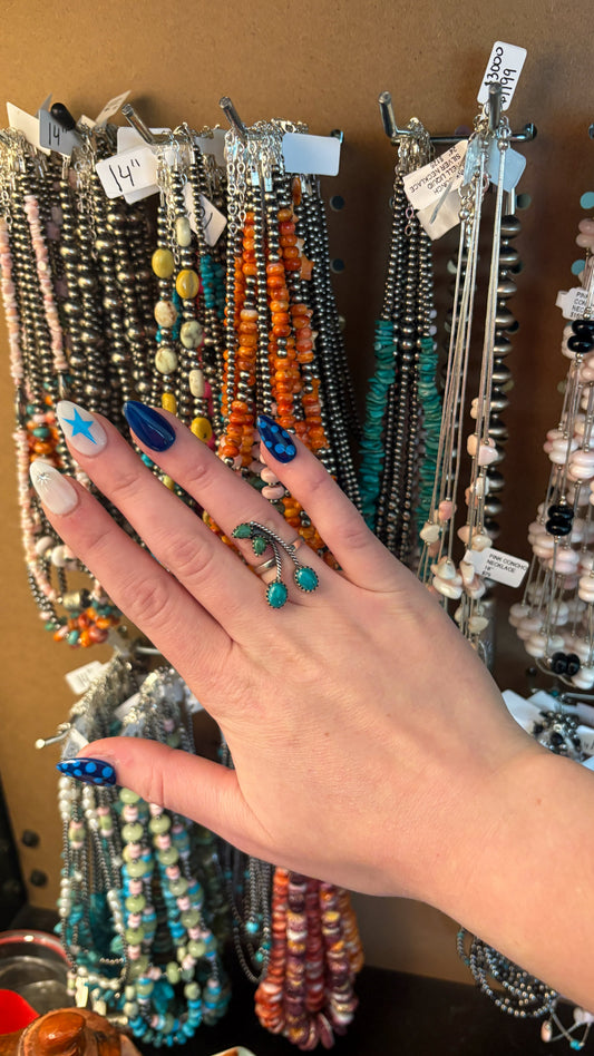 TURQUOISE CHERRIES RING