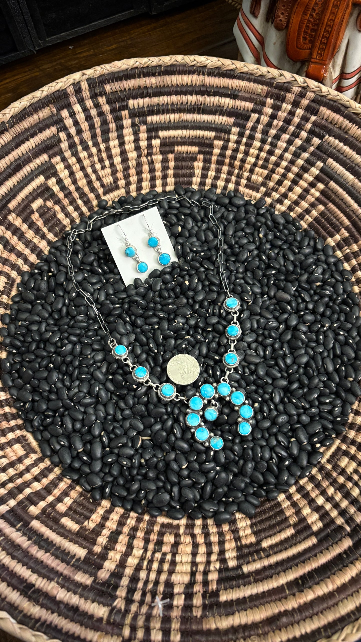 TURQUOISE NAJA SET BY SHARON FRANCISCO