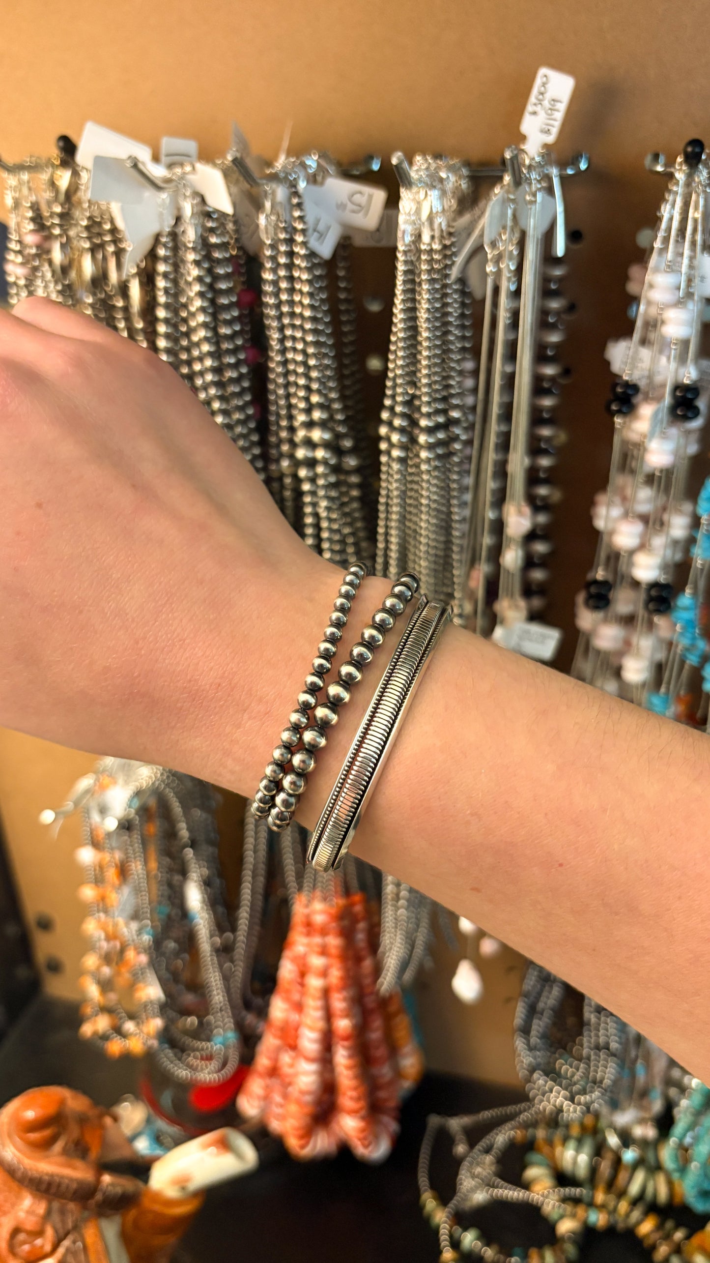 PLAIN STERLING SILVER CUFF BY ALINE TAHE