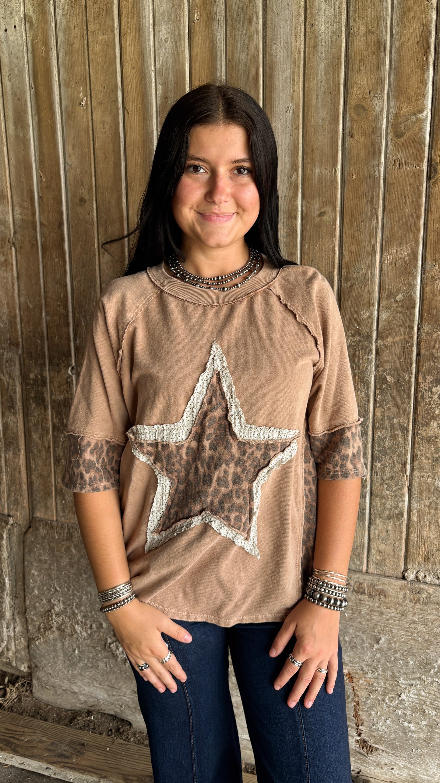 LEOPARD STAR TEE
