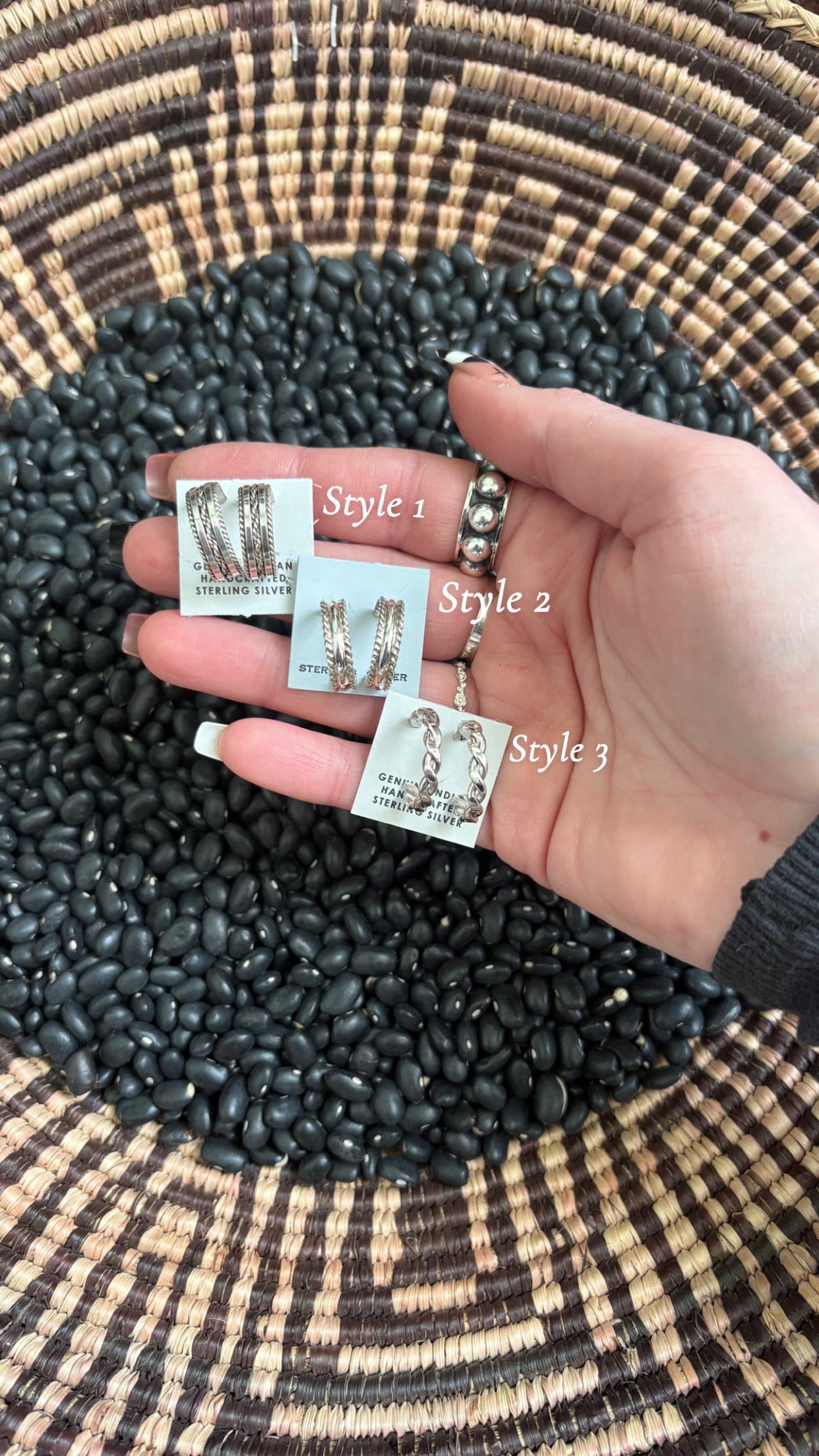 ROPE TWIST HOOPS - MEDIUM