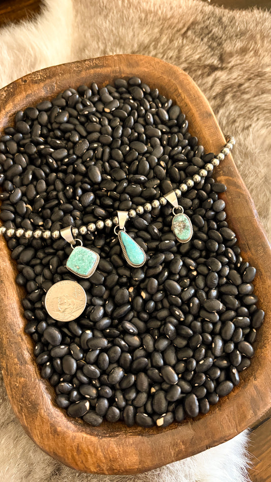 WHITE WATER TURQUOISE PENDANT