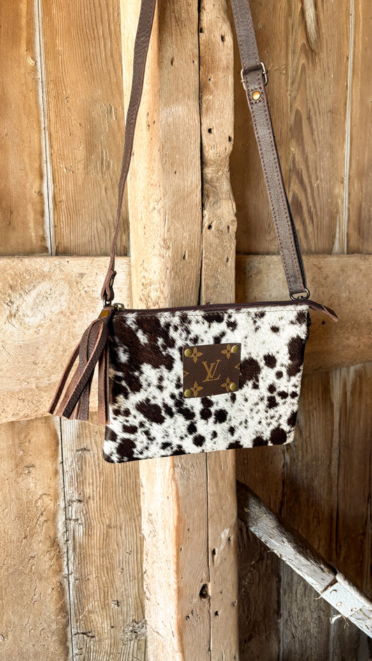UPCYCLED LV CROSSBODY BAG - STYLE 28