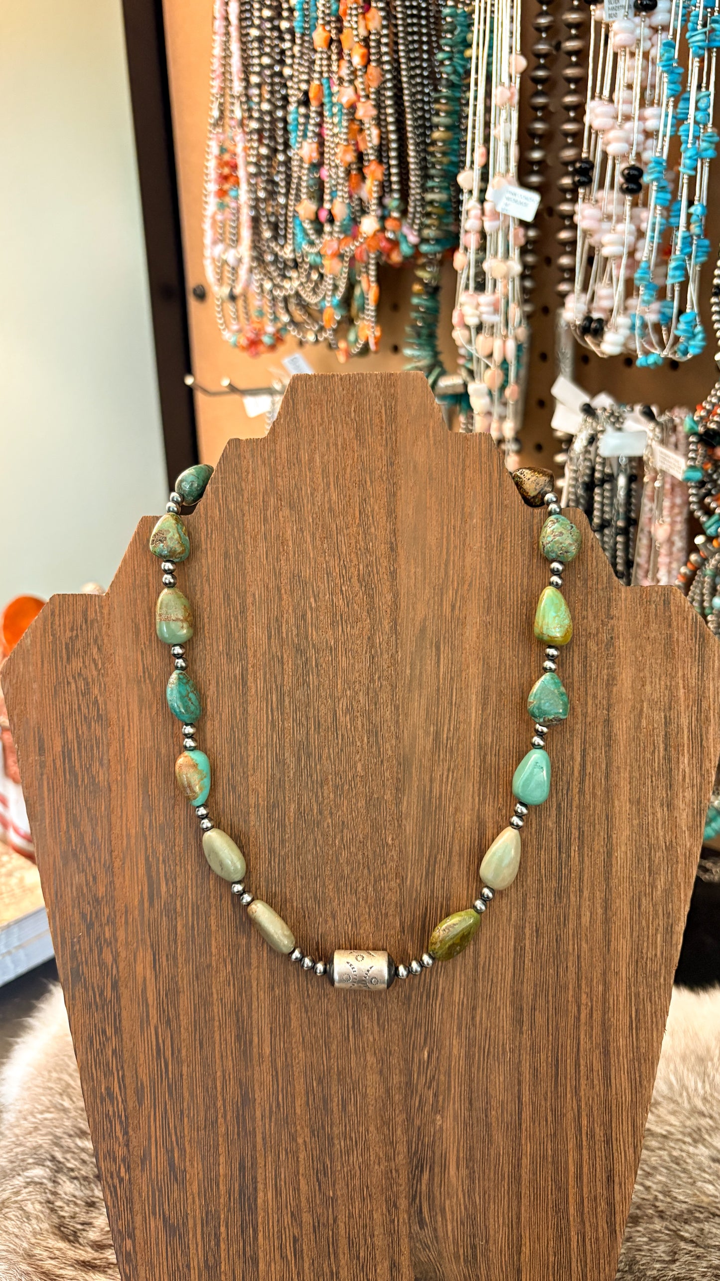 THE PHOENIX BARREL BEAD PEARL NECKLACE