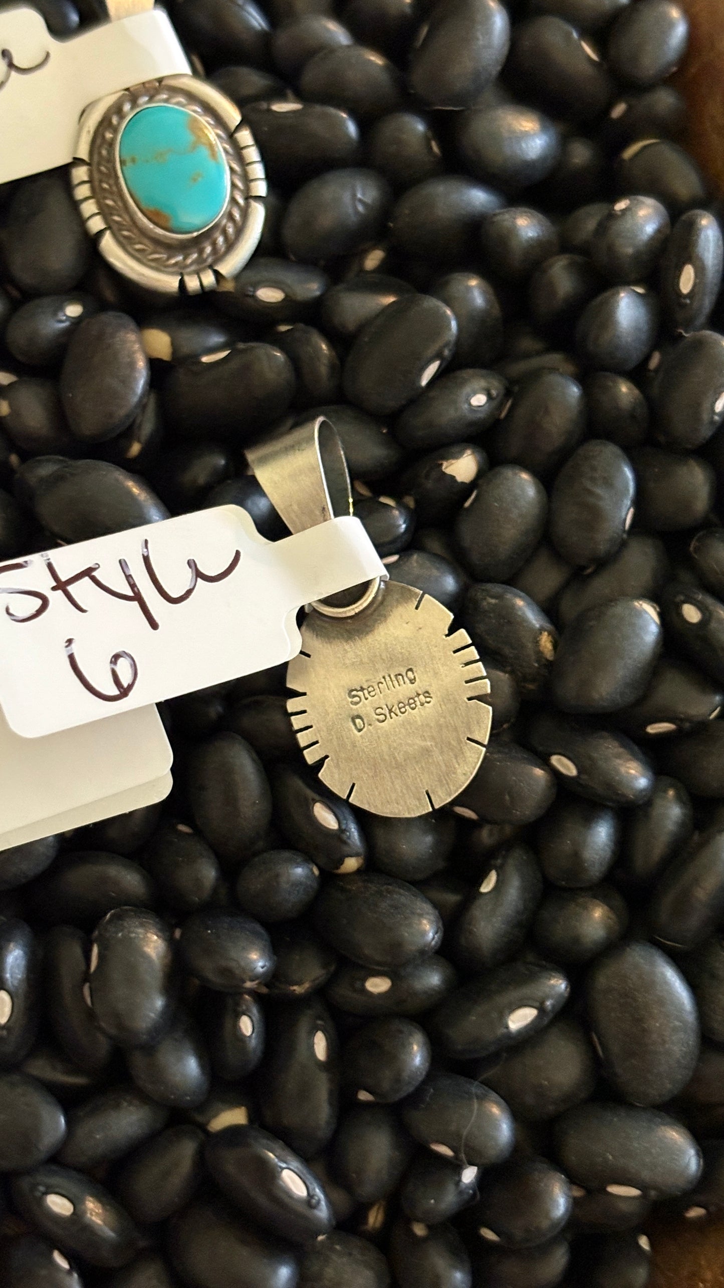 TURQUOISE PENDANT BY DAVE SKEETS