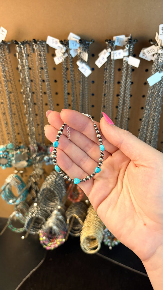 WHITE WATER TURQUOISE BRACELET