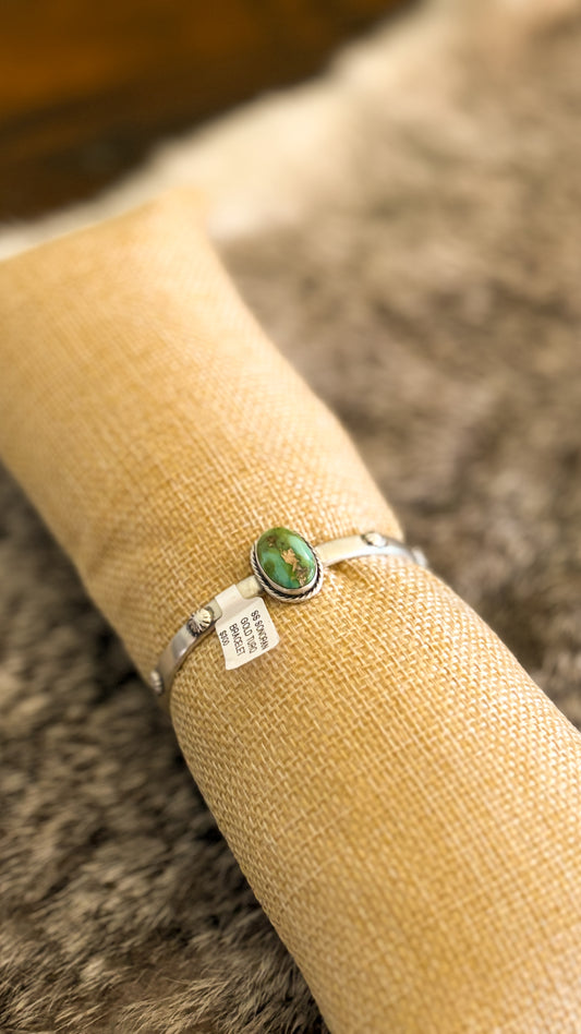 SONORAN GOLD TURQUOISE CUFF BY SAMUEL YELLOWHORSE