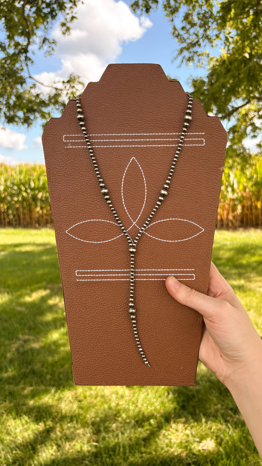 4-8MM GRADUATED PEARL LARIAT