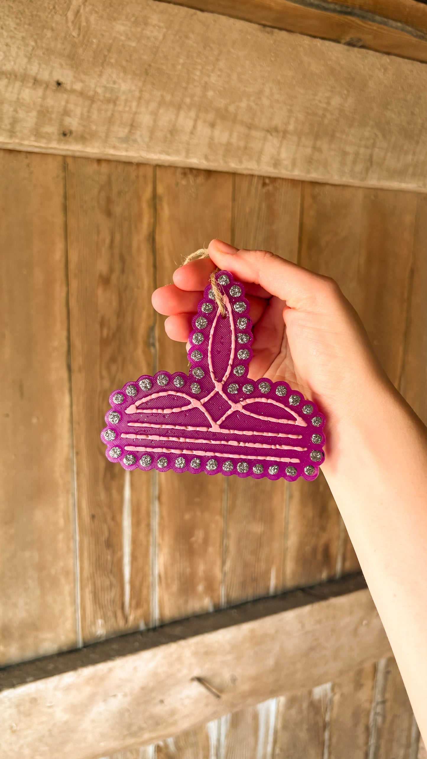BOOTSTITCH FRESHIE - PINK & PURPLE