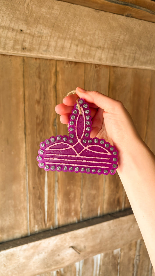 BOOTSTITCH FRESHIE - PINK & PURPLE