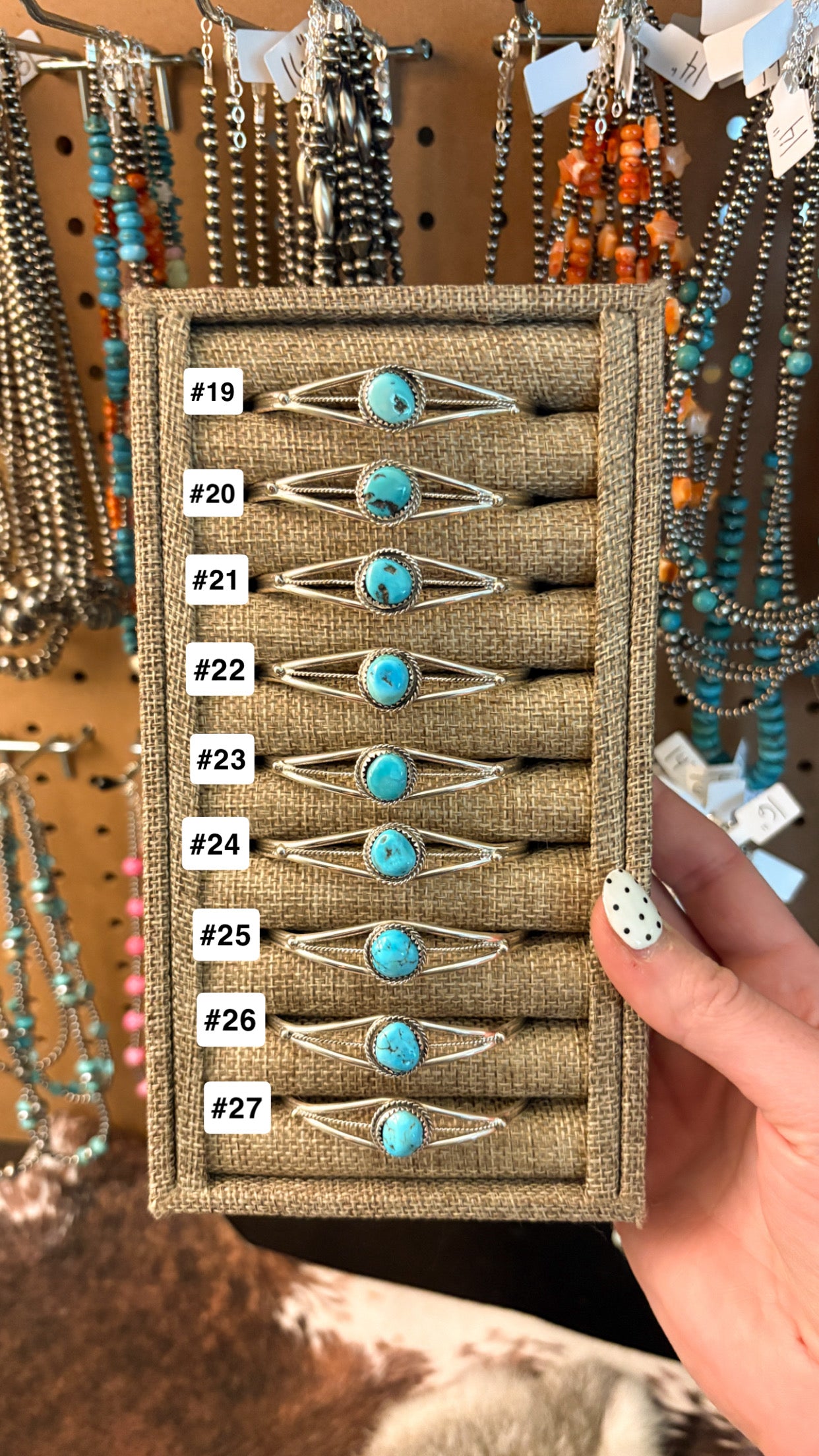 SINGLE STONE ROUGH CUT KINGMAN TURQUOISE CUFF BY ESTHER WHITE