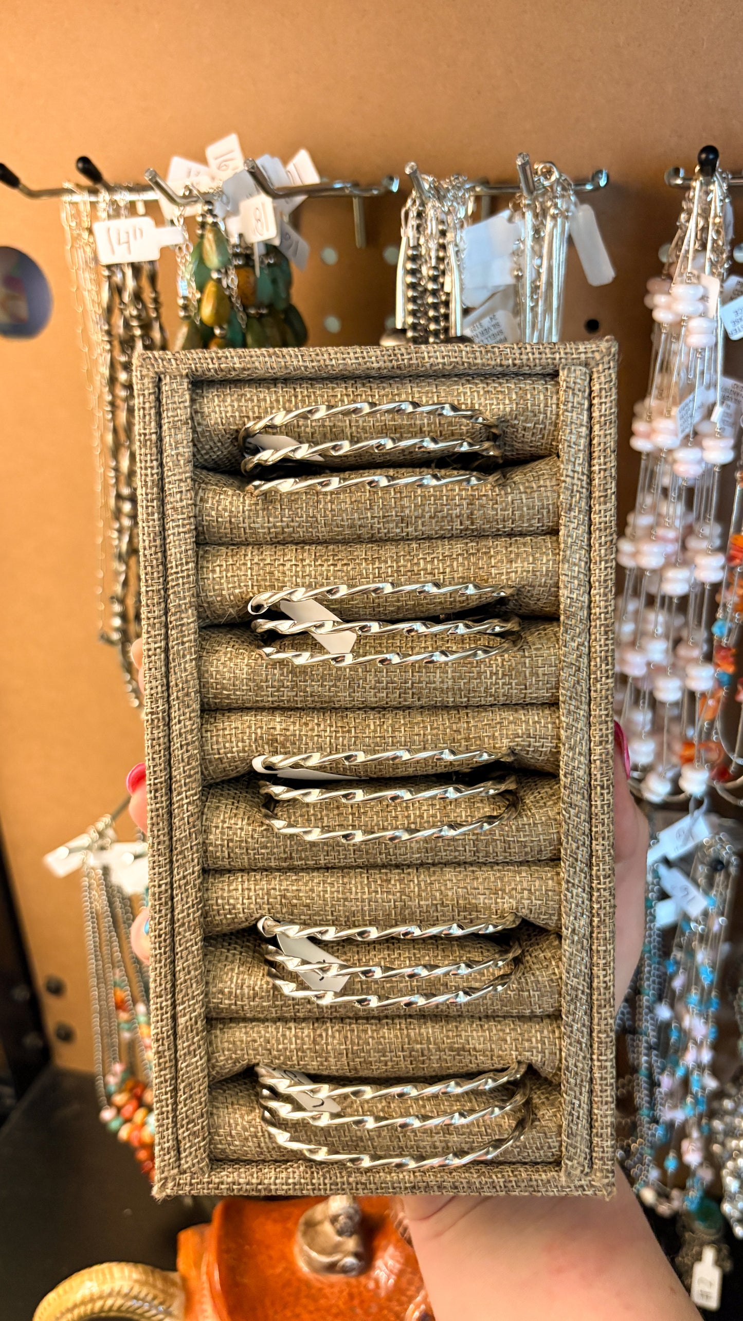 TRIPLE ROPE TWIST CUFF BY ELAINE TAHE