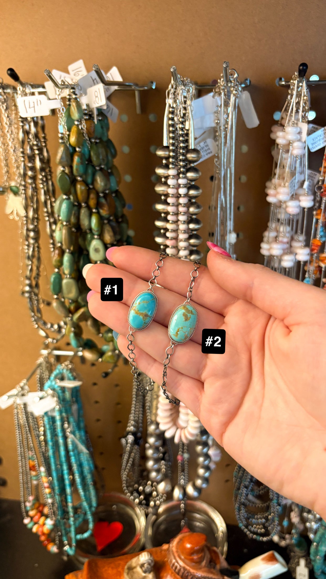 KINGMAN TURQUOISE CHAIN BRACELET