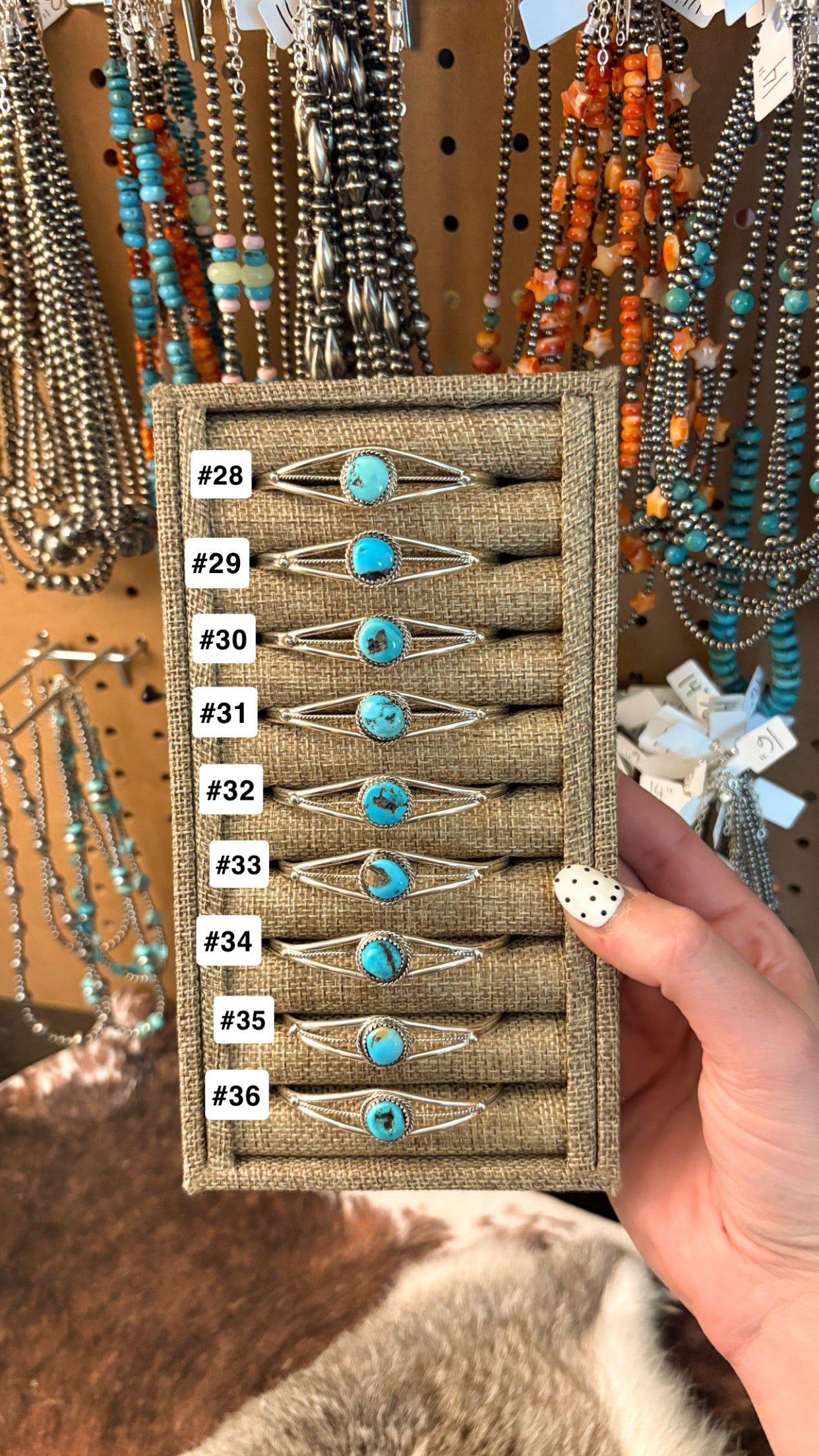 SINGLE STONE ROUGH CUT KINGMAN TURQUOISE CUFF BY ESTHER WHITE