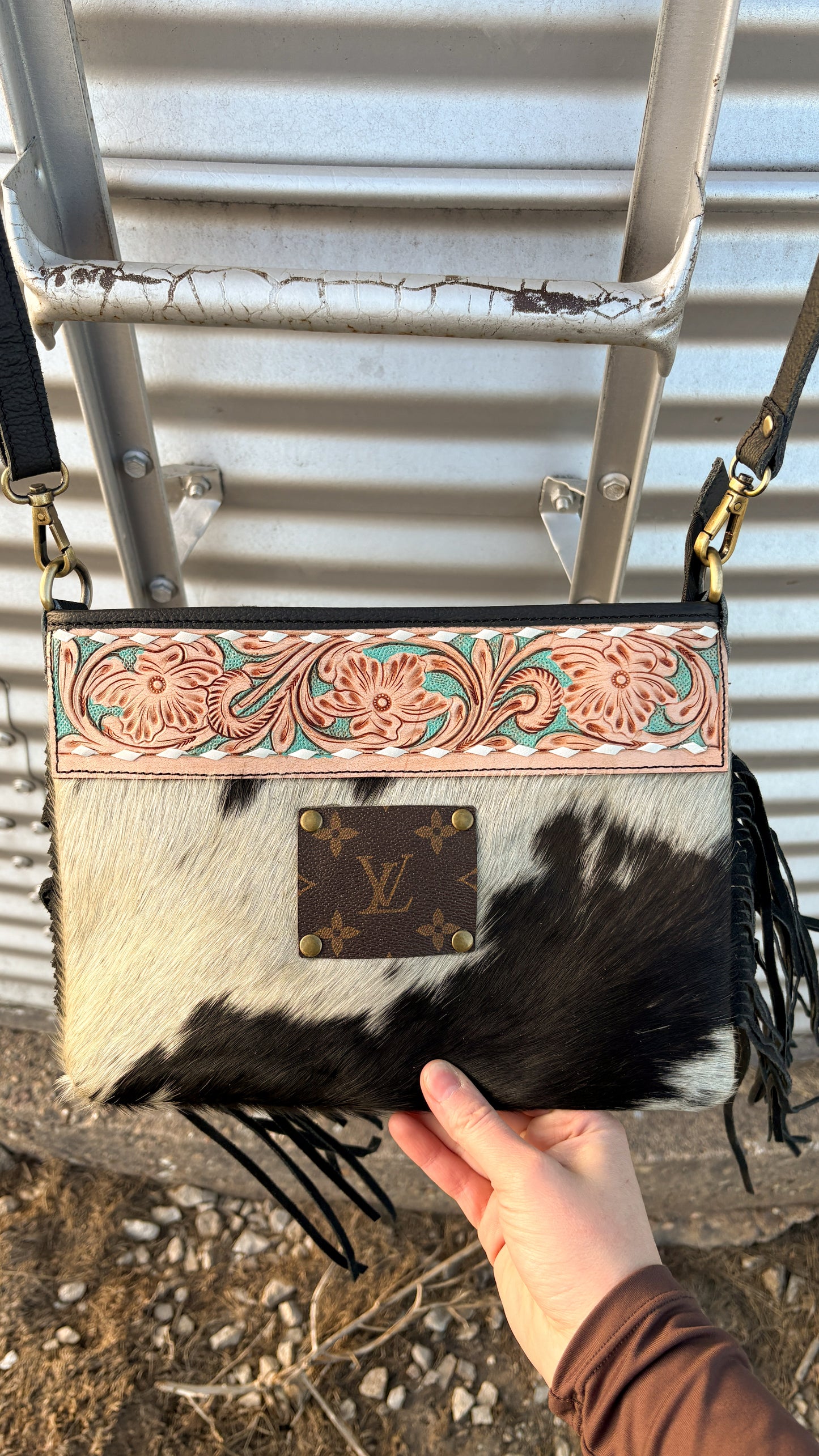 UPCYCLED LV CROSSBODY BAG - #10
