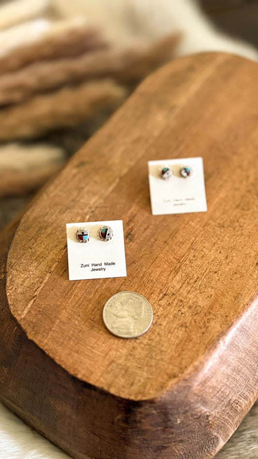 6MM ZUNI SUNFACE INLAY STUDS