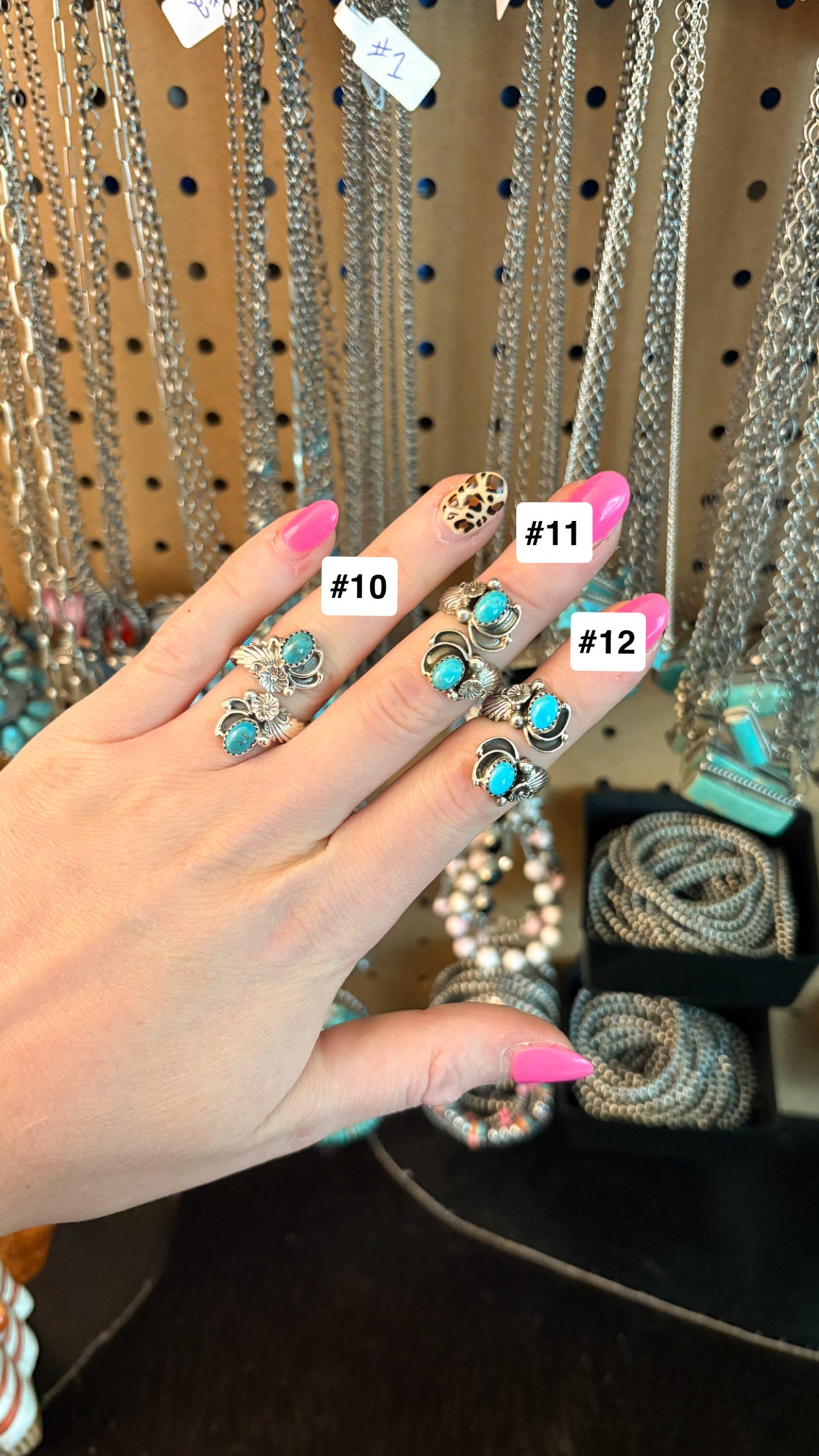 ADJUSTABLE KINGMAN TURQUOISE WRAP RING