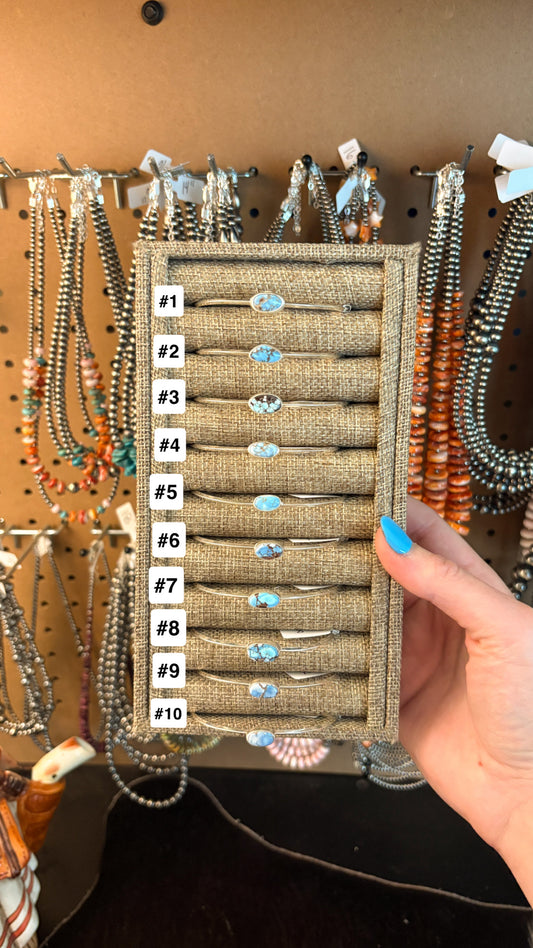 GOLDEN HILLS TURQUOISE STACKER CUFF