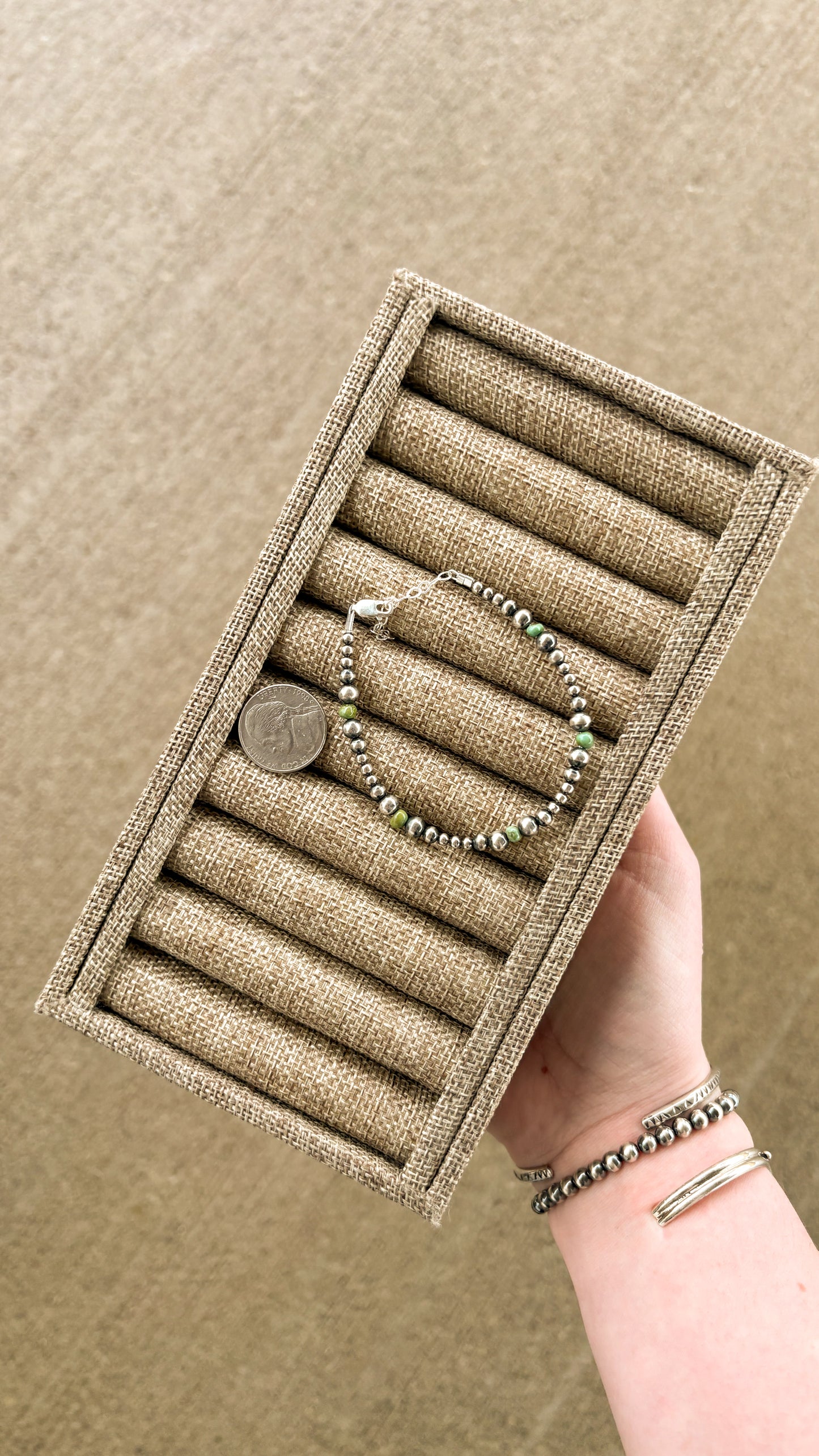 SONORAN GOLD GRADUATED PEARL BRACELET