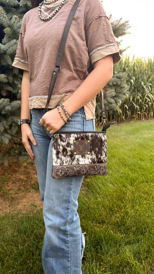 UPCYCLED LV CROSSBODY BAG - STYLE 21