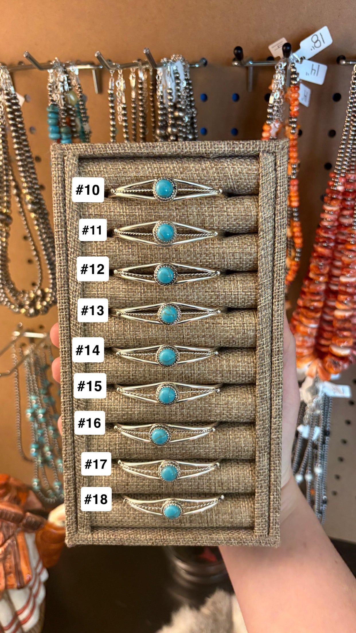 SINGLE STONE KINGMAN TURQUOISE CUFF BY ESTHER WHITE