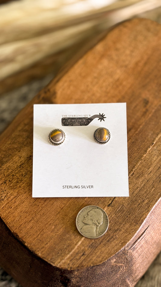 BUBBLEBEE JASPER STUDS