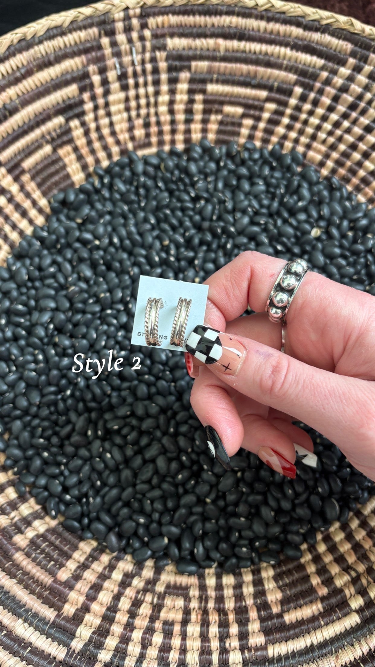 ROPE TWIST HOOPS - MEDIUM