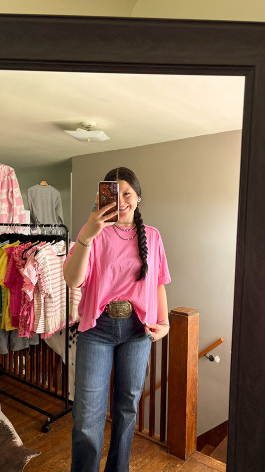 PINK LIGHTWEIGHT TEE